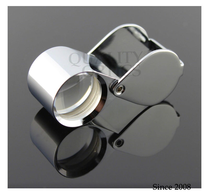 Quality Optics Hastings 10X Loupe Highest Optical Grade Glass Element Lens Includes Leatherette Pouch - Image 3